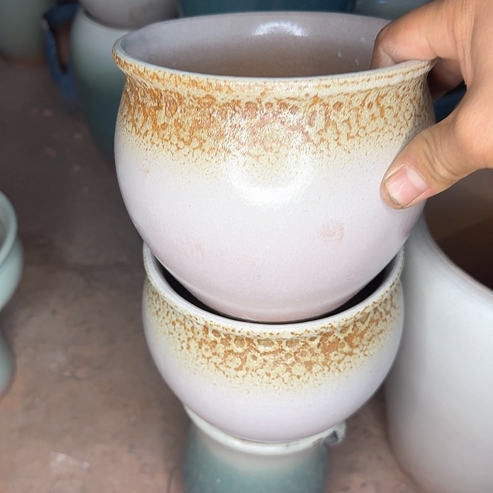 红陶微瑕花盆处理来啦