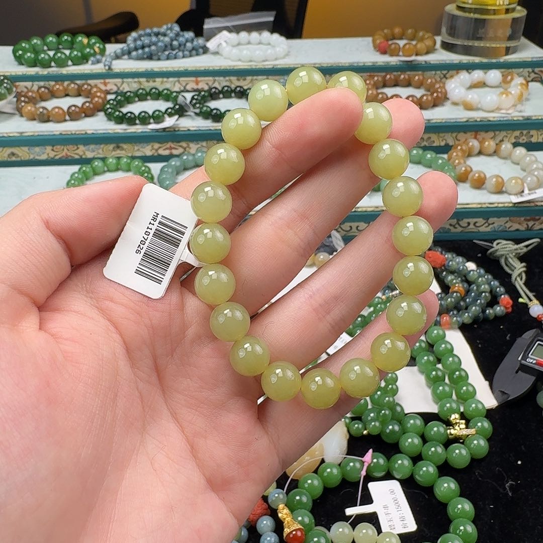 和田玉手串未镶嵌