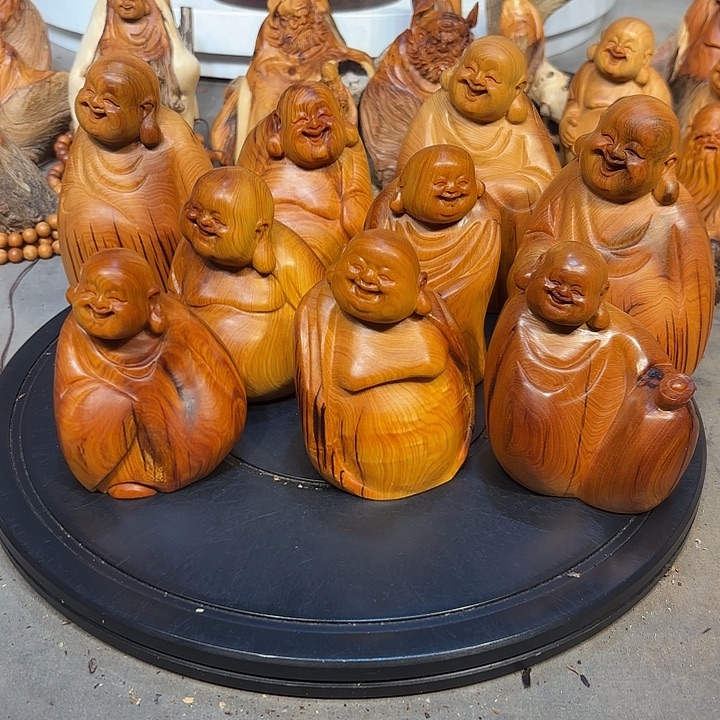 飞***柏木太行崖柏弥勒佛