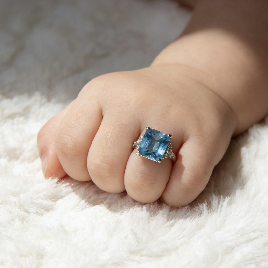 海蓝宝戒指❗️勿拍❗️❗️联系客服专用