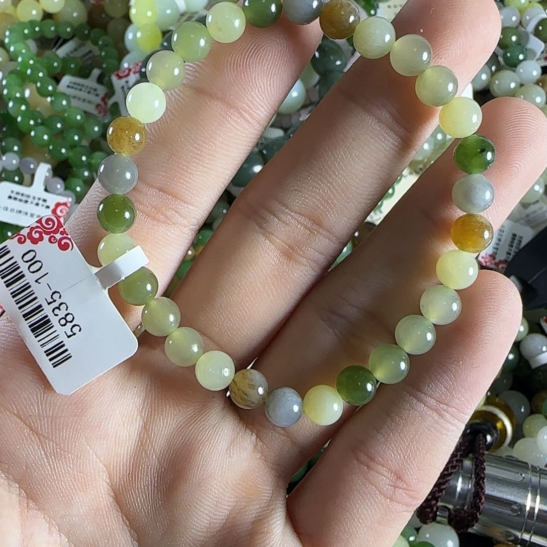 和田玉手链未镶嵌204