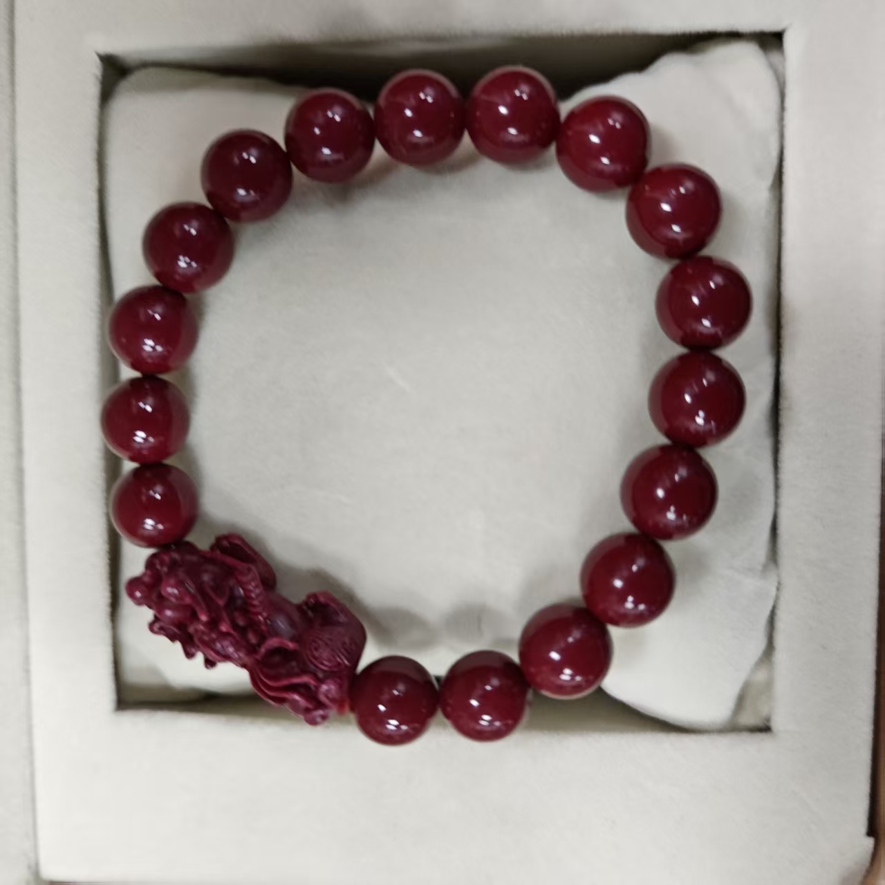 含辰砂工艺品NZ035-经典紫色手链