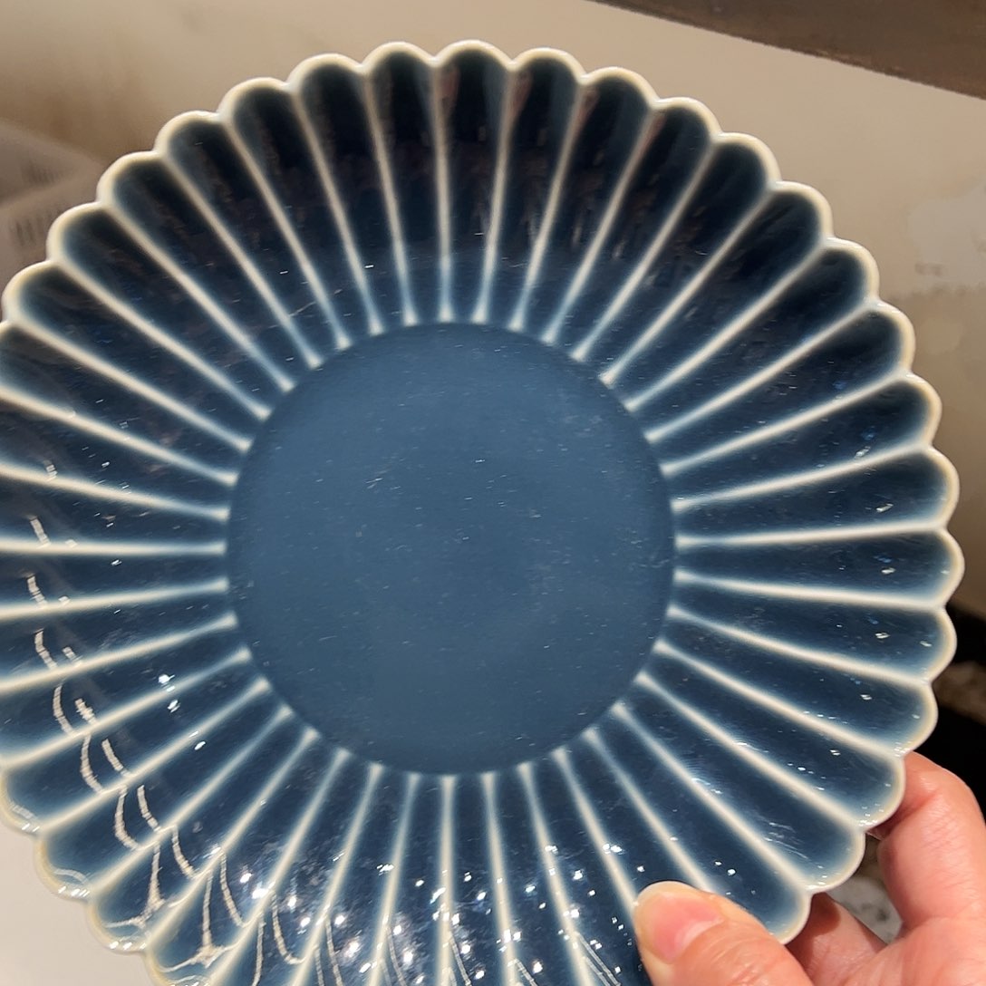 钟家窑十二菊瓣纹壶承