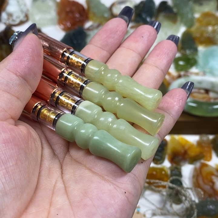 未镶嵌蛇纹石玉过滤嘴