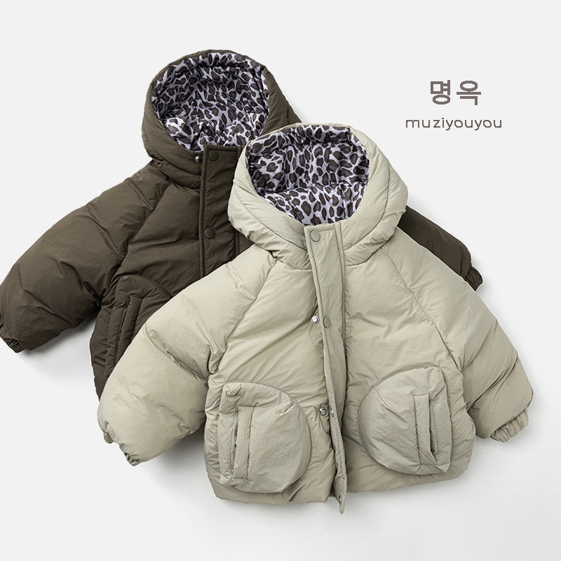 儿童棉衣加厚保暖棉袄上衣2025冬季新款男童女童韩版童装棉服外套
