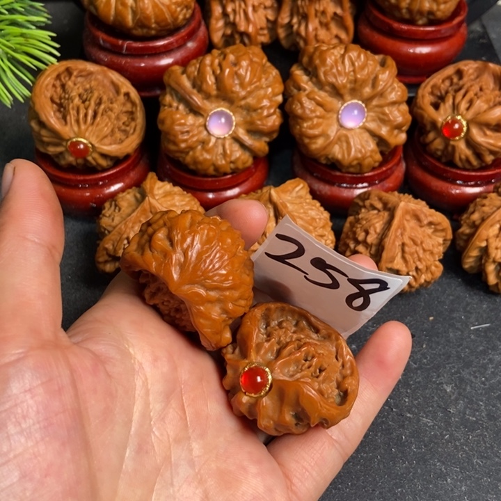 把件文玩核桃蛇258