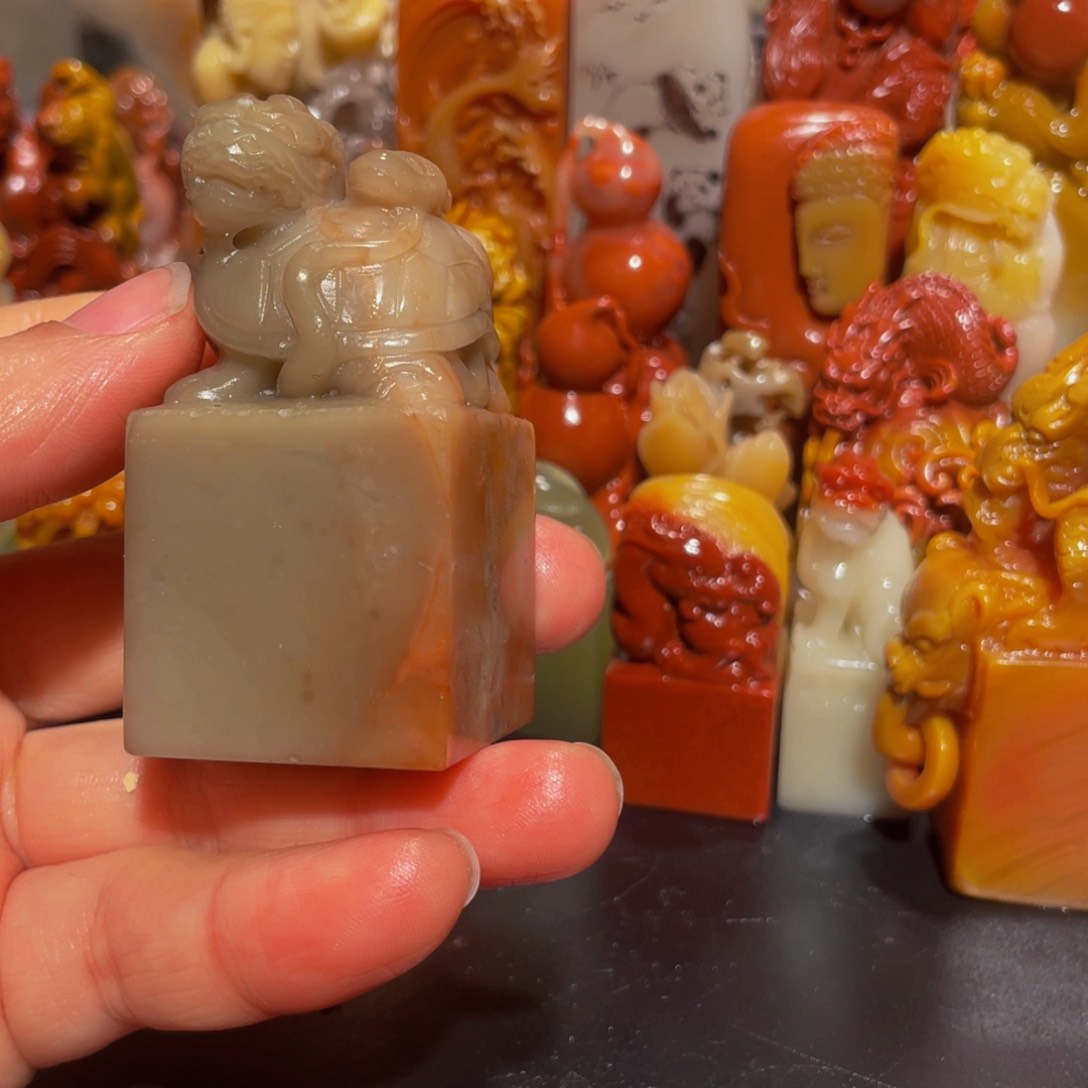 寿山石印石精美寿山