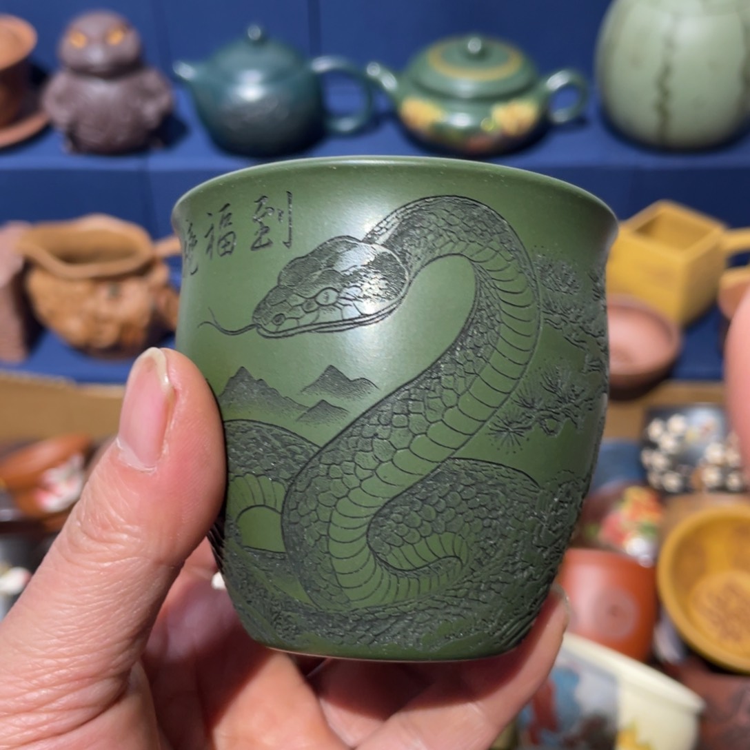 原矿紫砂手工主人杯