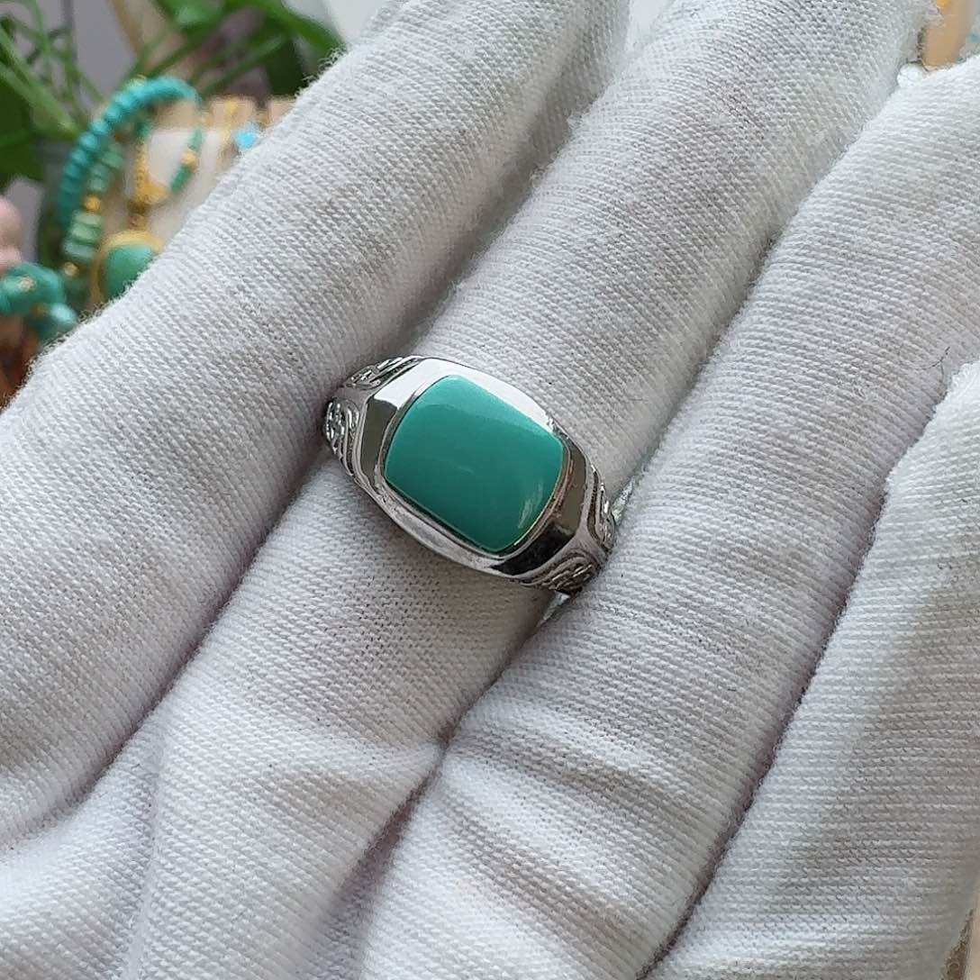 绿松石配饰银S925镶嵌