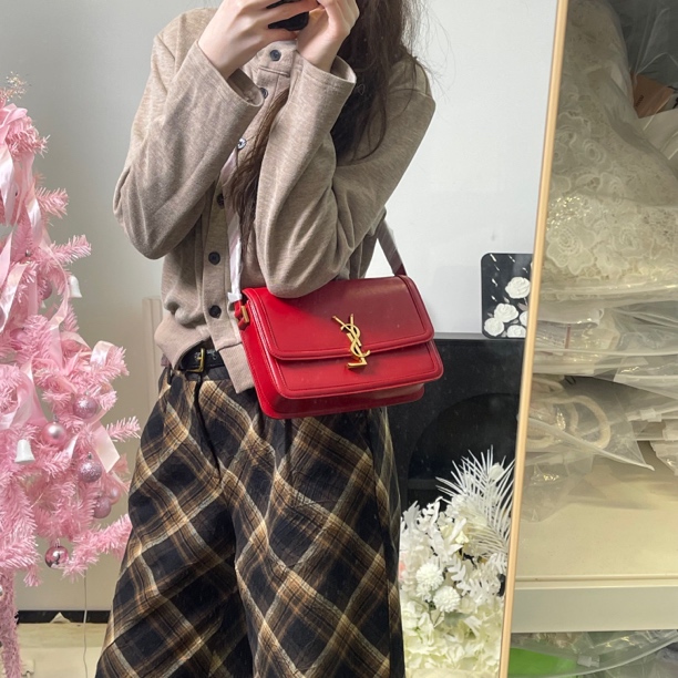 95新 YSL/圣罗兰 爱夏奢品/圣罗兰/豆腐包/80525