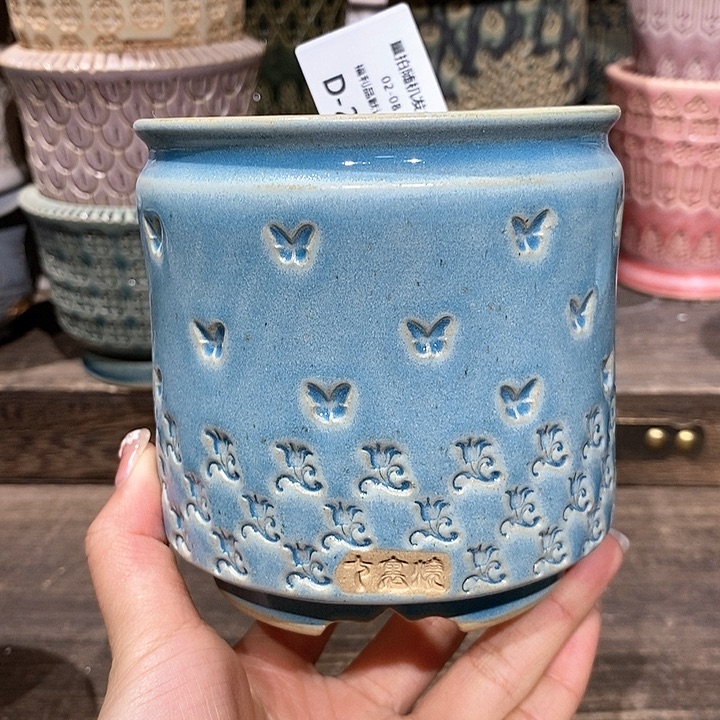 七里烧花盆2-8-266口径8