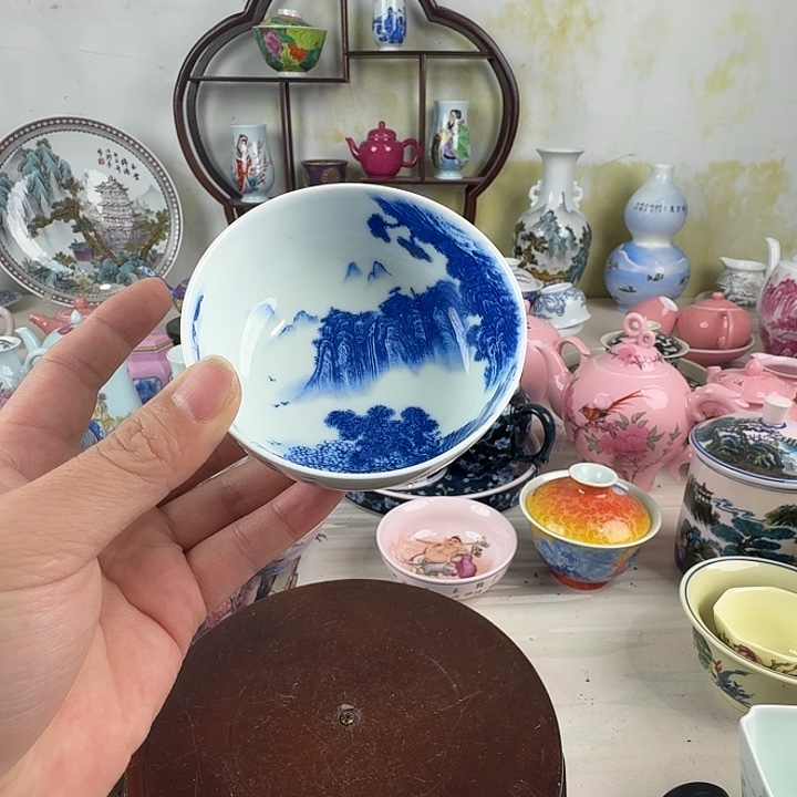 陶摆件景德镇陶瓷老瓷瓷7