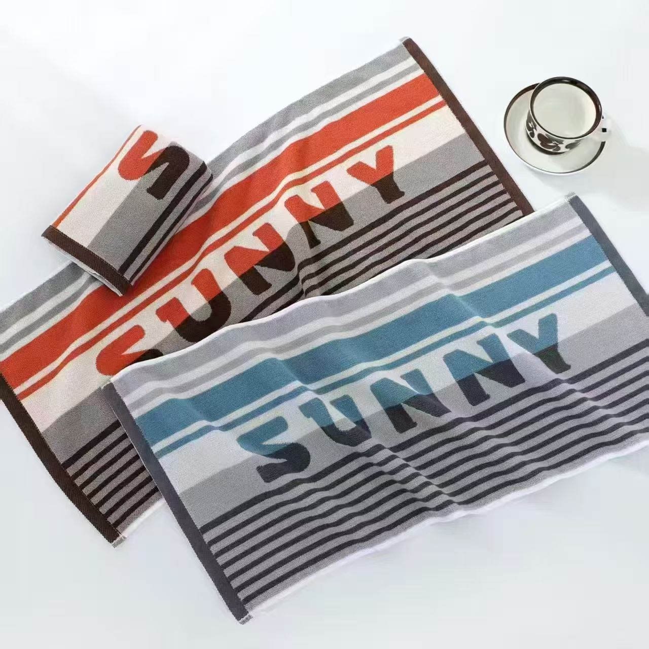 洗澡毛巾 运动巾 柔软 4条装 40*90cm