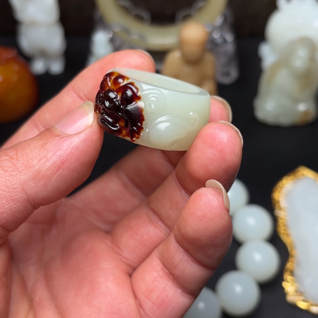 和田玉吊坠(不含链)未镶嵌边