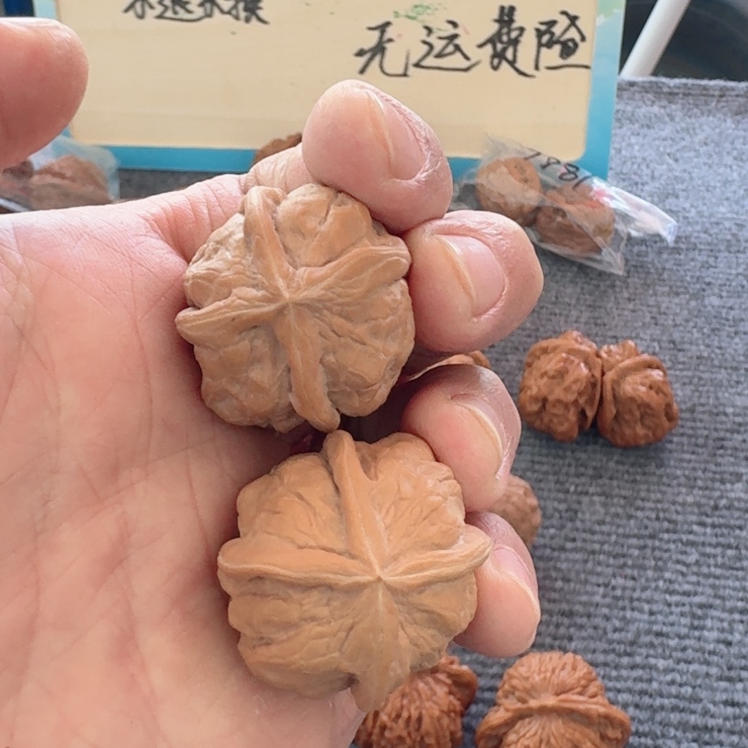 核桃蛤蟆头四棱异形马虎对儿