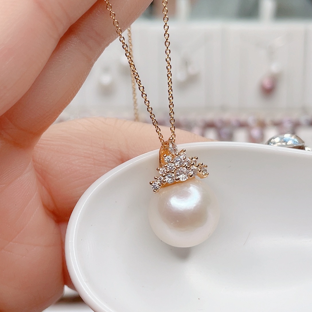 吊坠(赠链)淡水珍珠合金
