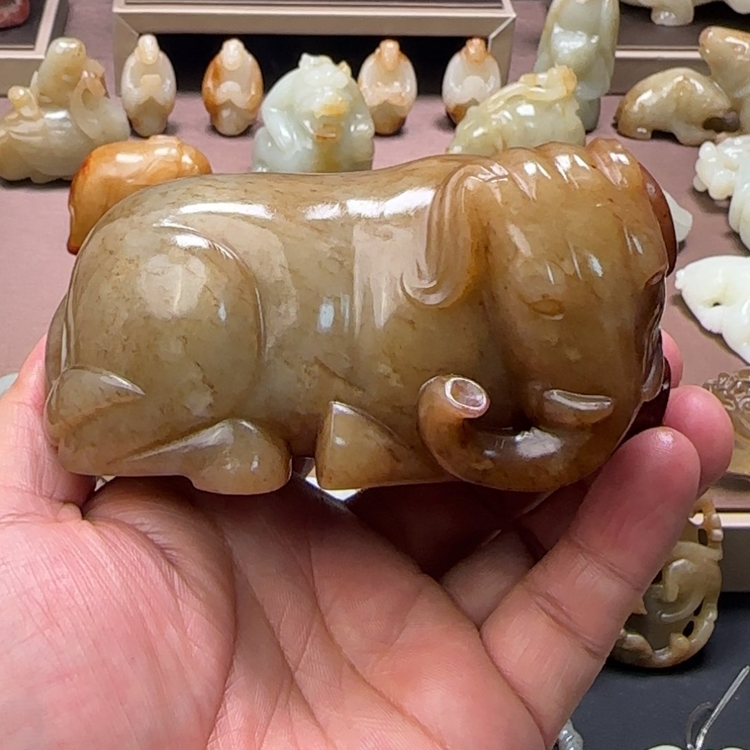 和田玉挂件未镶嵌古**风