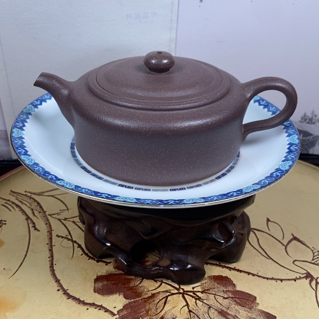 紫砂茶壶老天青200 容量宜兴紫砂壶