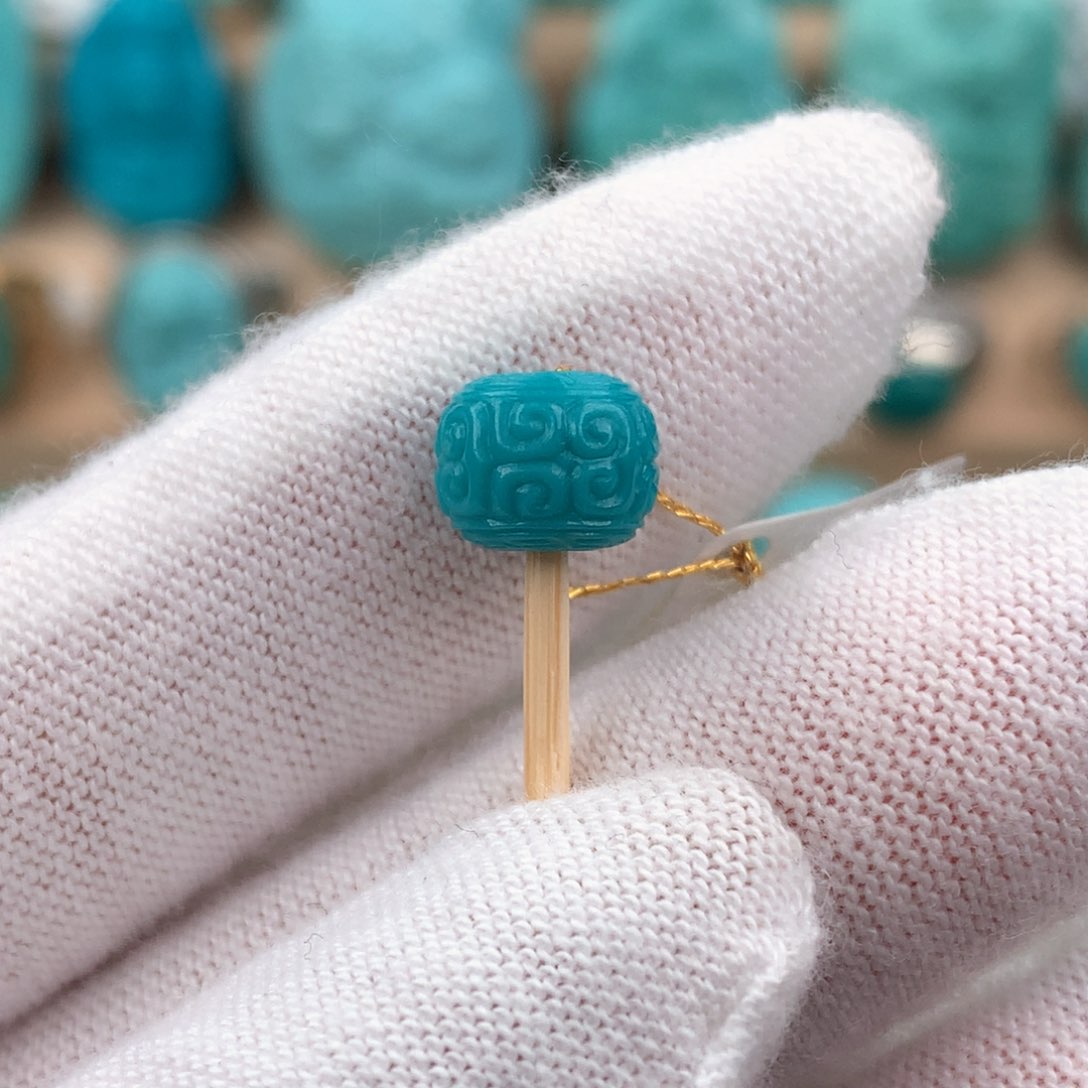 绿松石配饰未镶嵌卡8.3*6.7