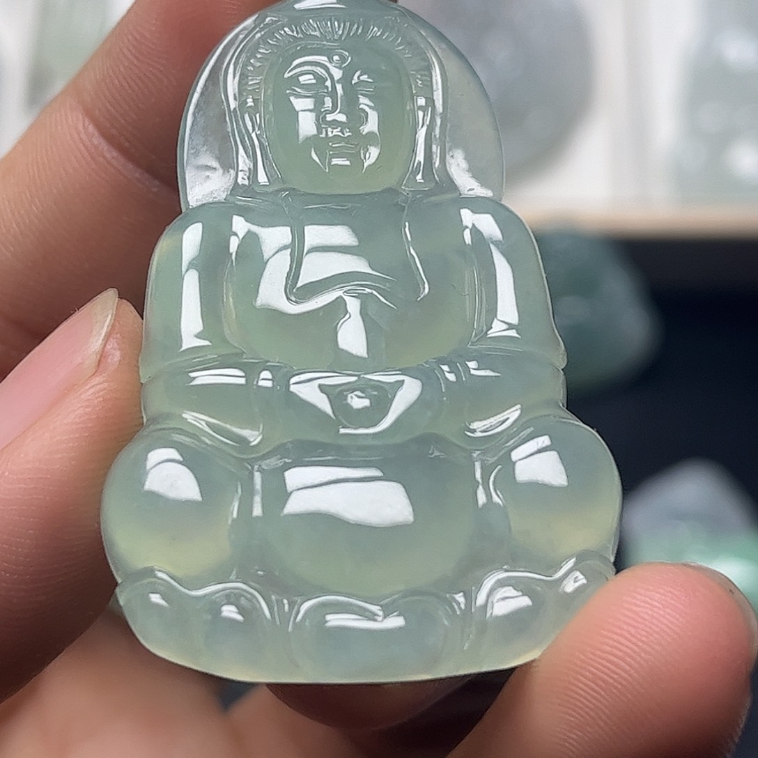 翡翠未镶嵌颈饰缅甸天然翡翠