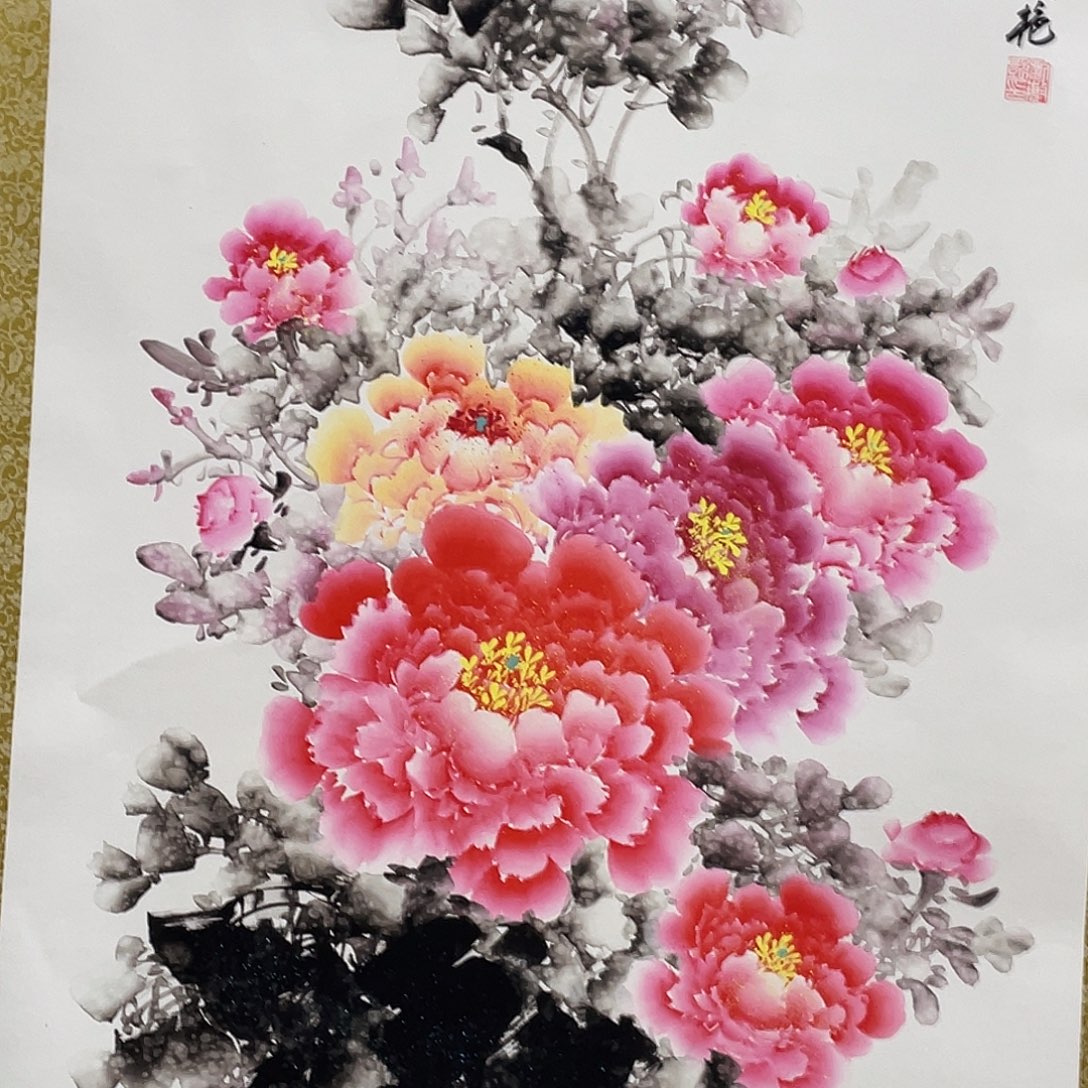用***4国画老师手绘作品w