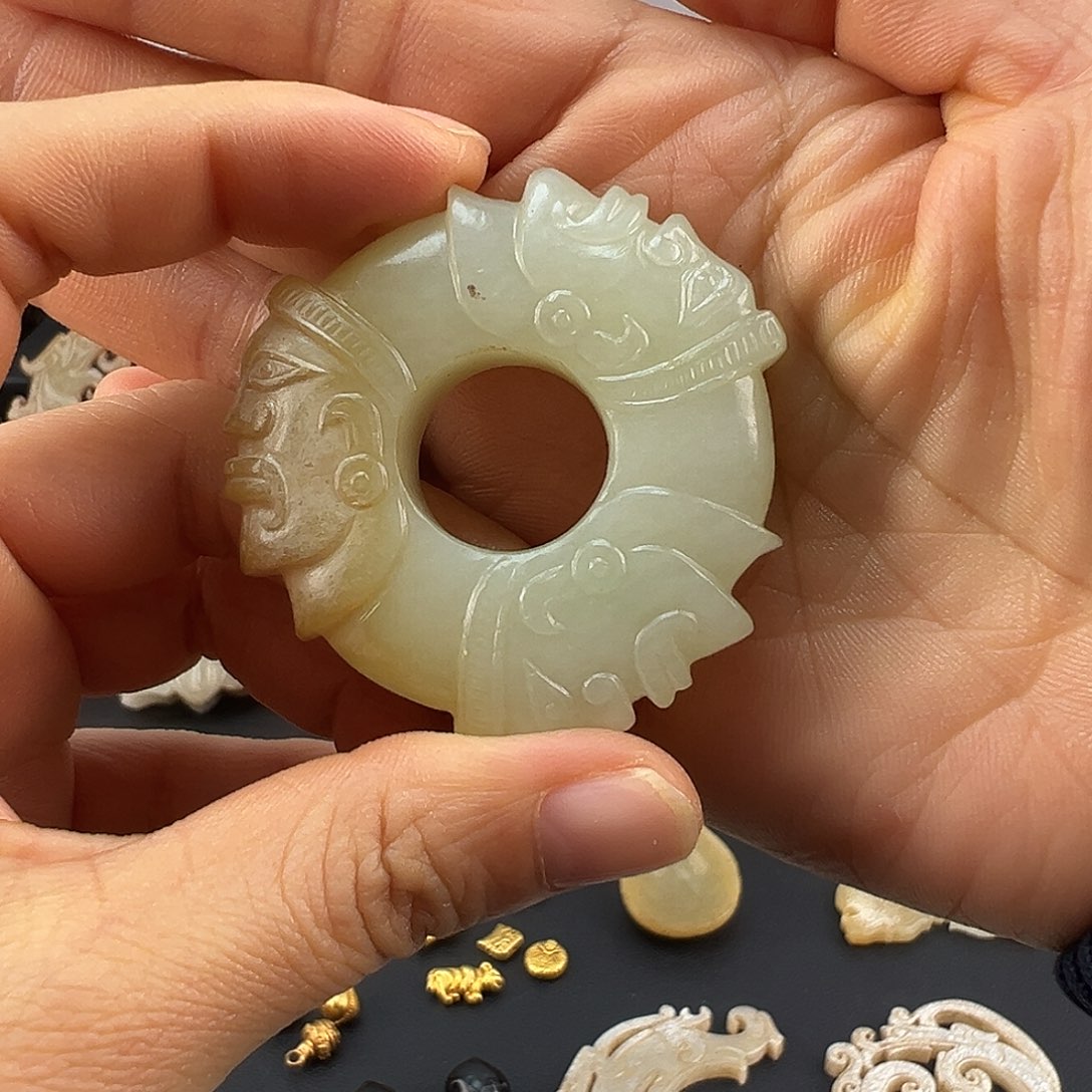 未镶嵌和田玉挂件6****香