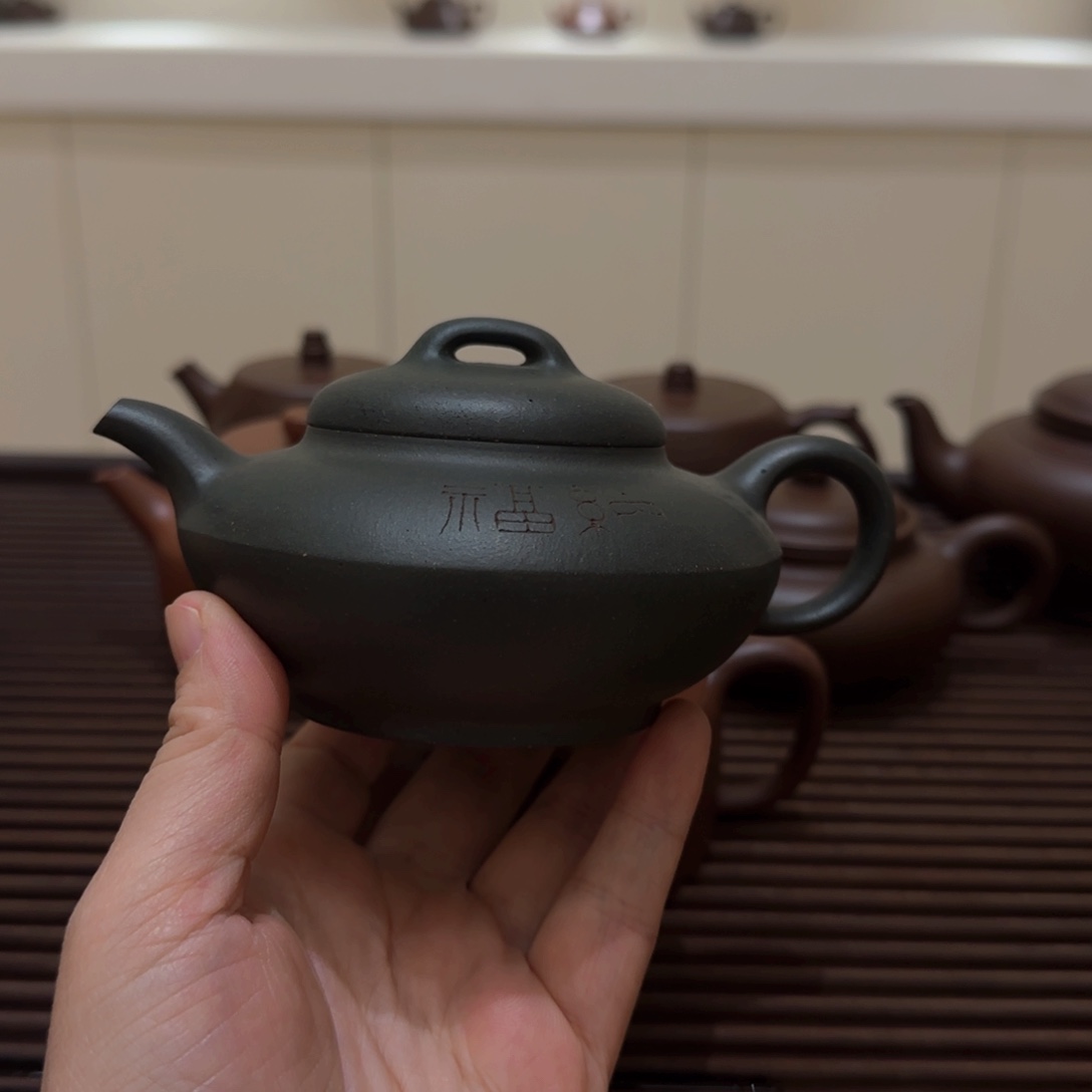 加***弟紫砂茶壶合欢11111