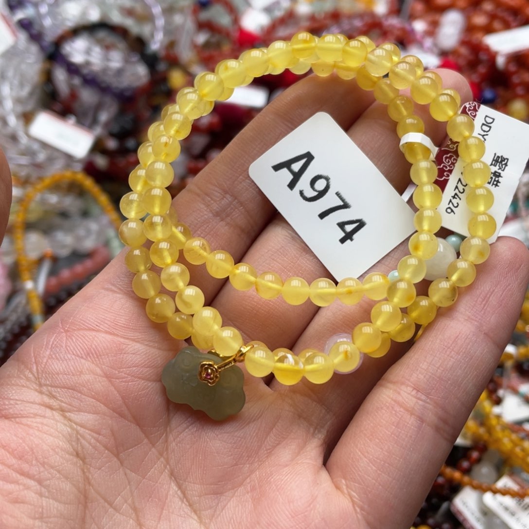 手链蜜蜡未镶嵌多样性