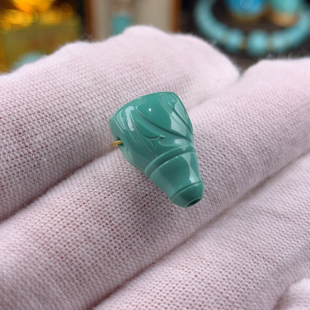 绿松石未镶嵌三通卡10