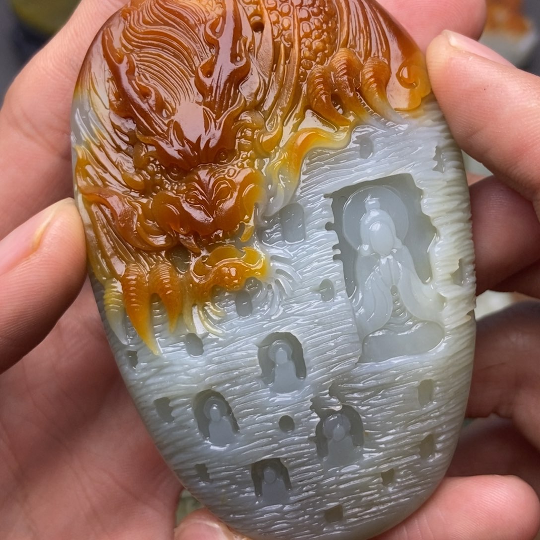 和田玉颈饰未镶嵌