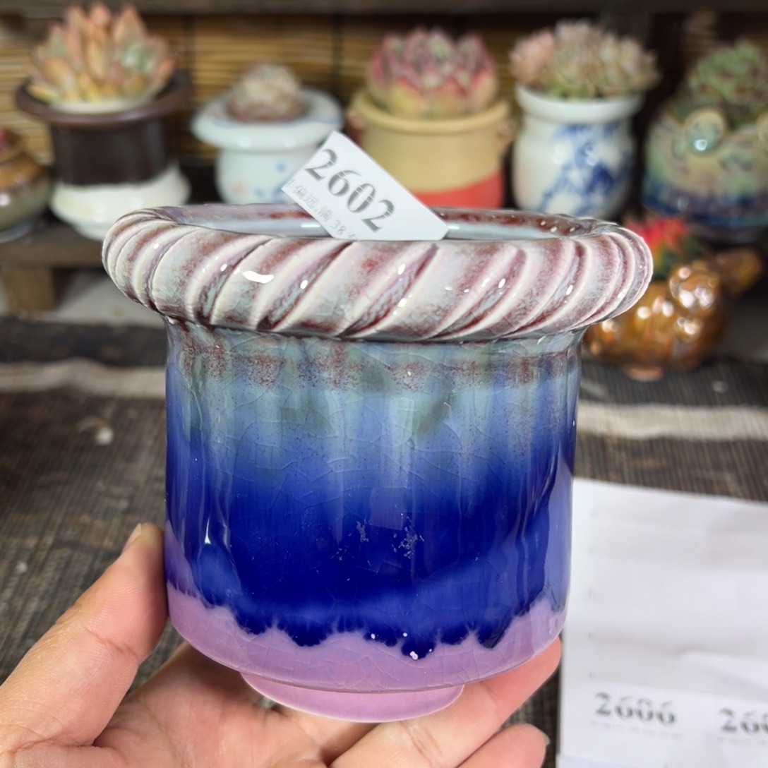 红陶景德镇手工花盆