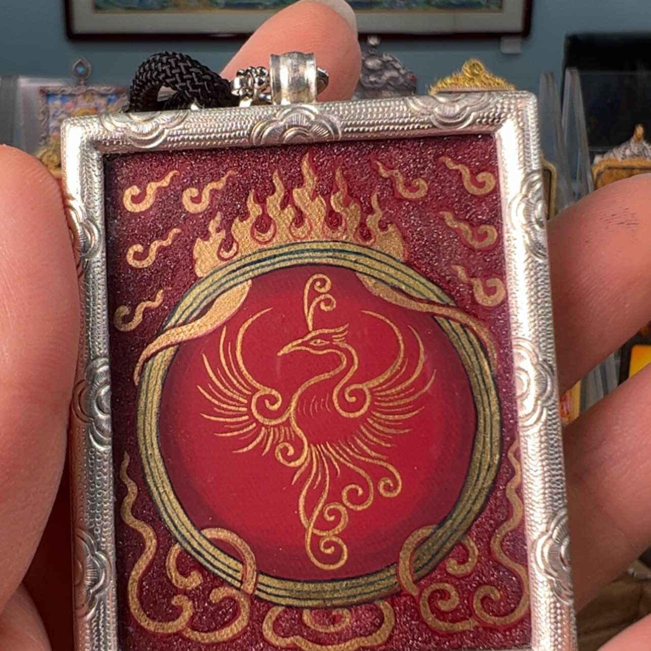 【闪购商品】吊坠?***?纯银壳子唐卡艺术