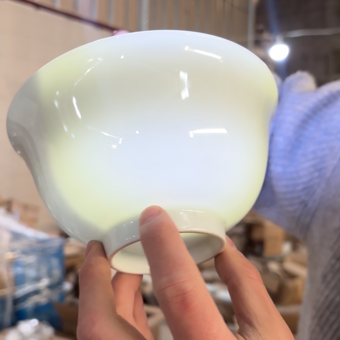 陶瓷6英寸影青面碗（源头工厂）6只