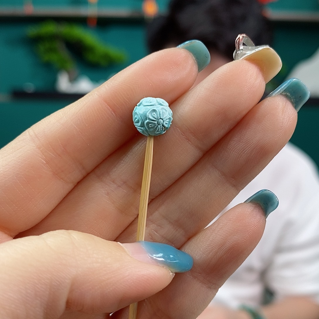 绿松石珠宝奇石未镶嵌