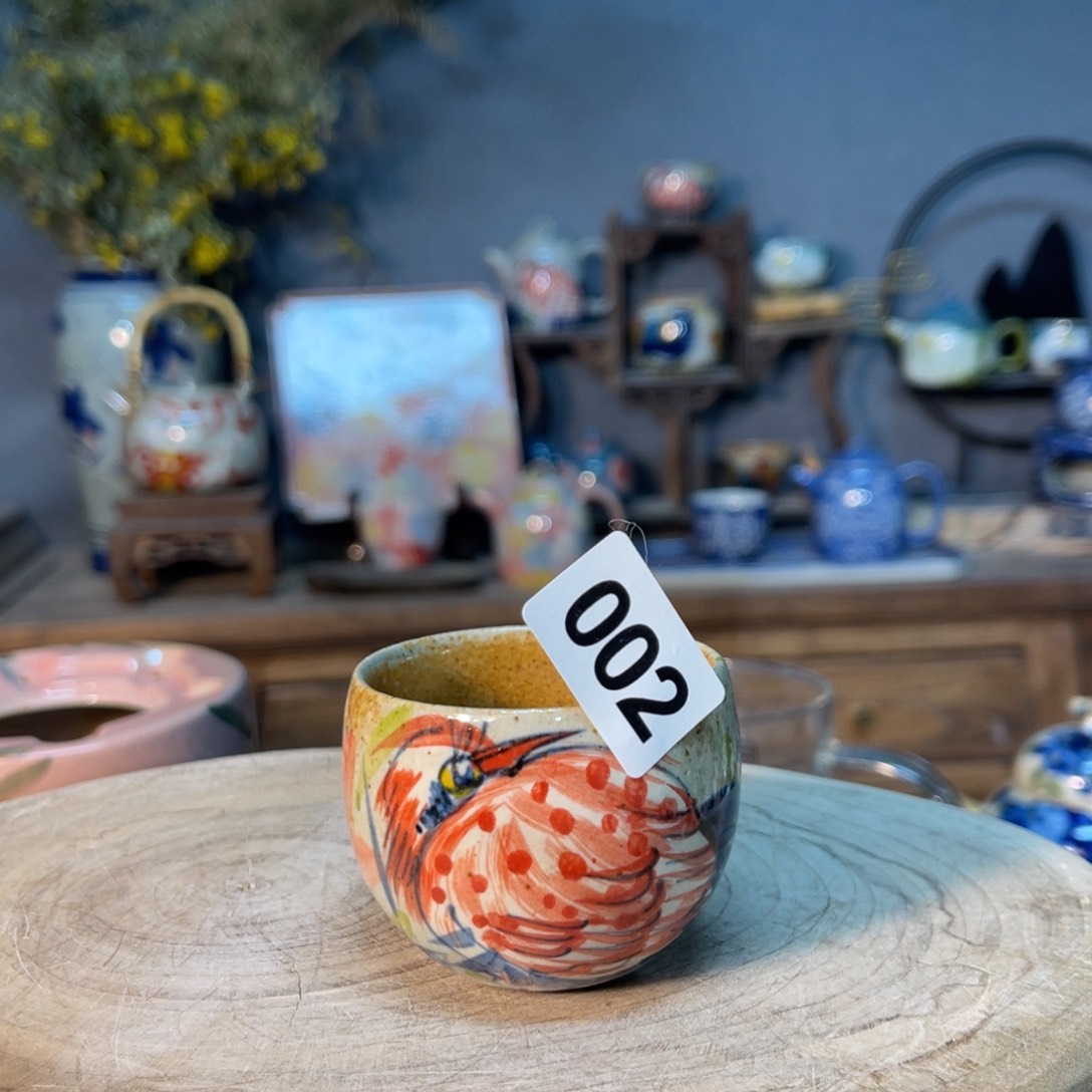 杯素浅陶瓷手工手绘