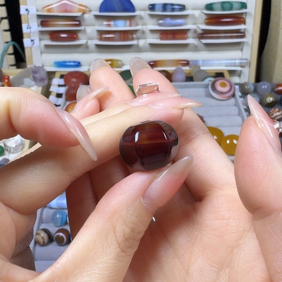 忘***我玛瑙/玉髓未镶嵌天然玛瑙