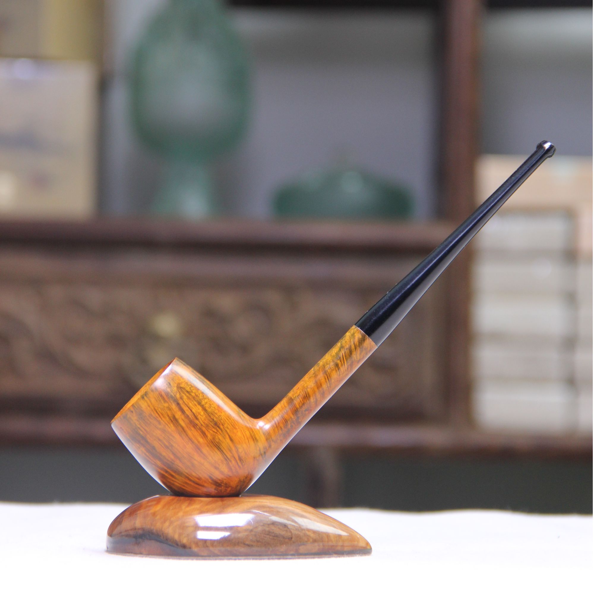 石楠木手工直柄铅笔杆撞球烟斗3mm烟道（细节见直播间/联系客服）