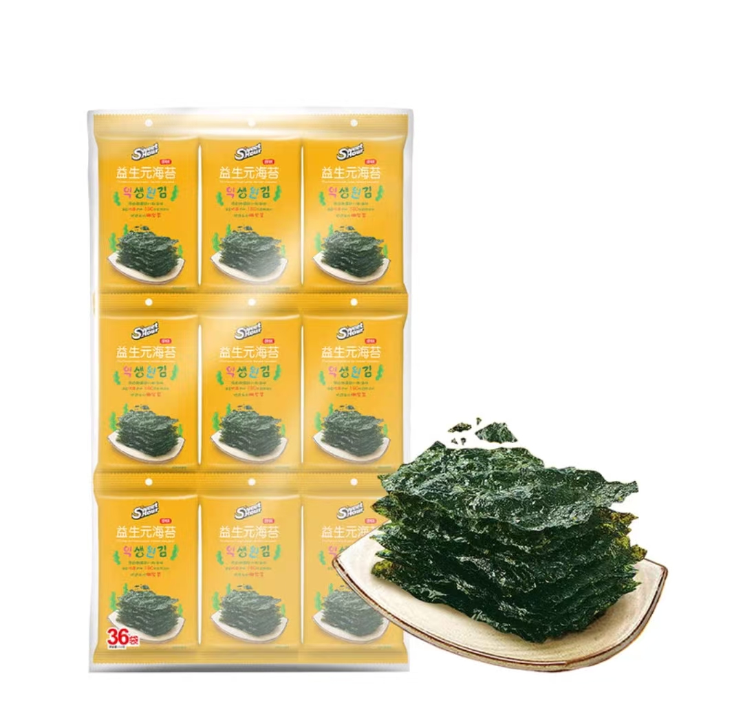 【会员商店】 喜之郎 美好时光益生元海苔142g(36袋）