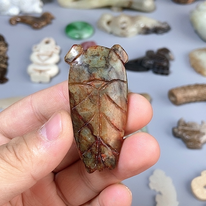 和田玉未镶嵌颈饰105