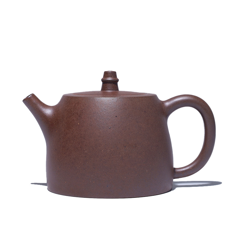 大吉羊柴烧 宜兴紫砂壶茶壶 本山绿泥汉铎150ml庄勤英