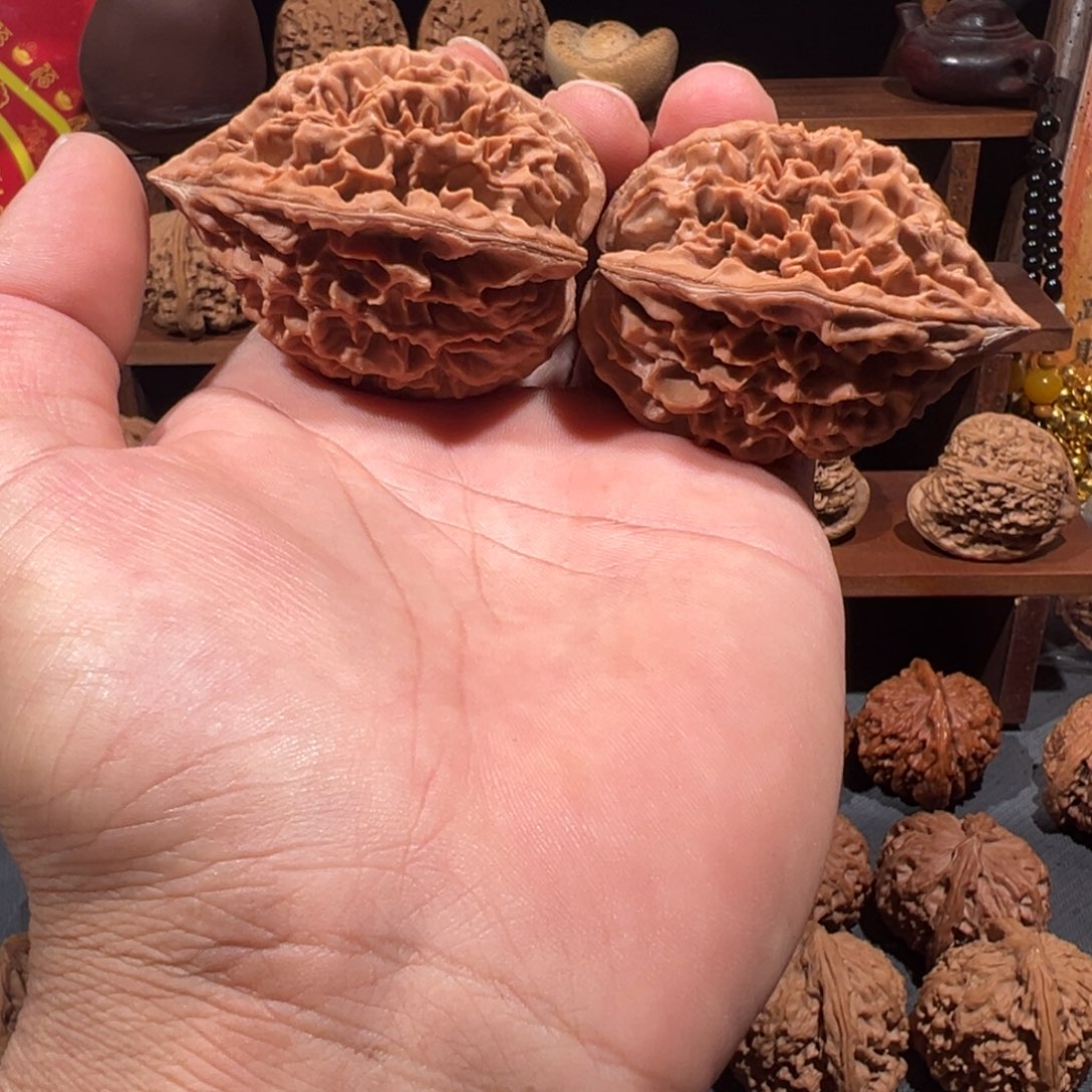 火***箭文玩核桃吊坠招财鼠43全品