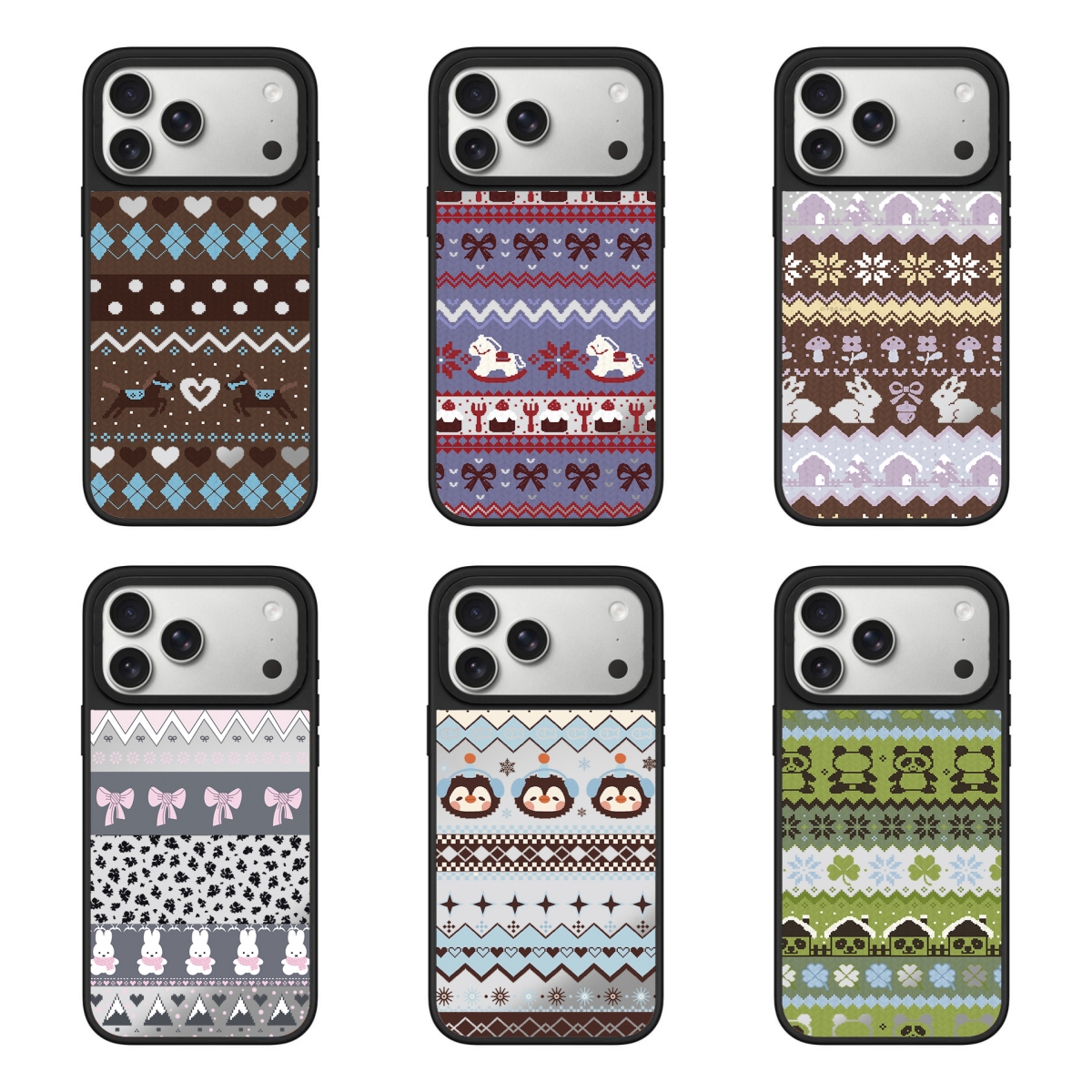 新款费尔岛动物系列iphone17promax手机壳适用苹果16防摔15保护套