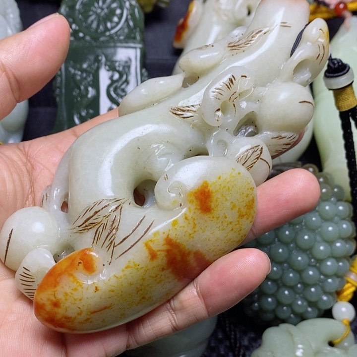 和田玉颈饰未镶嵌