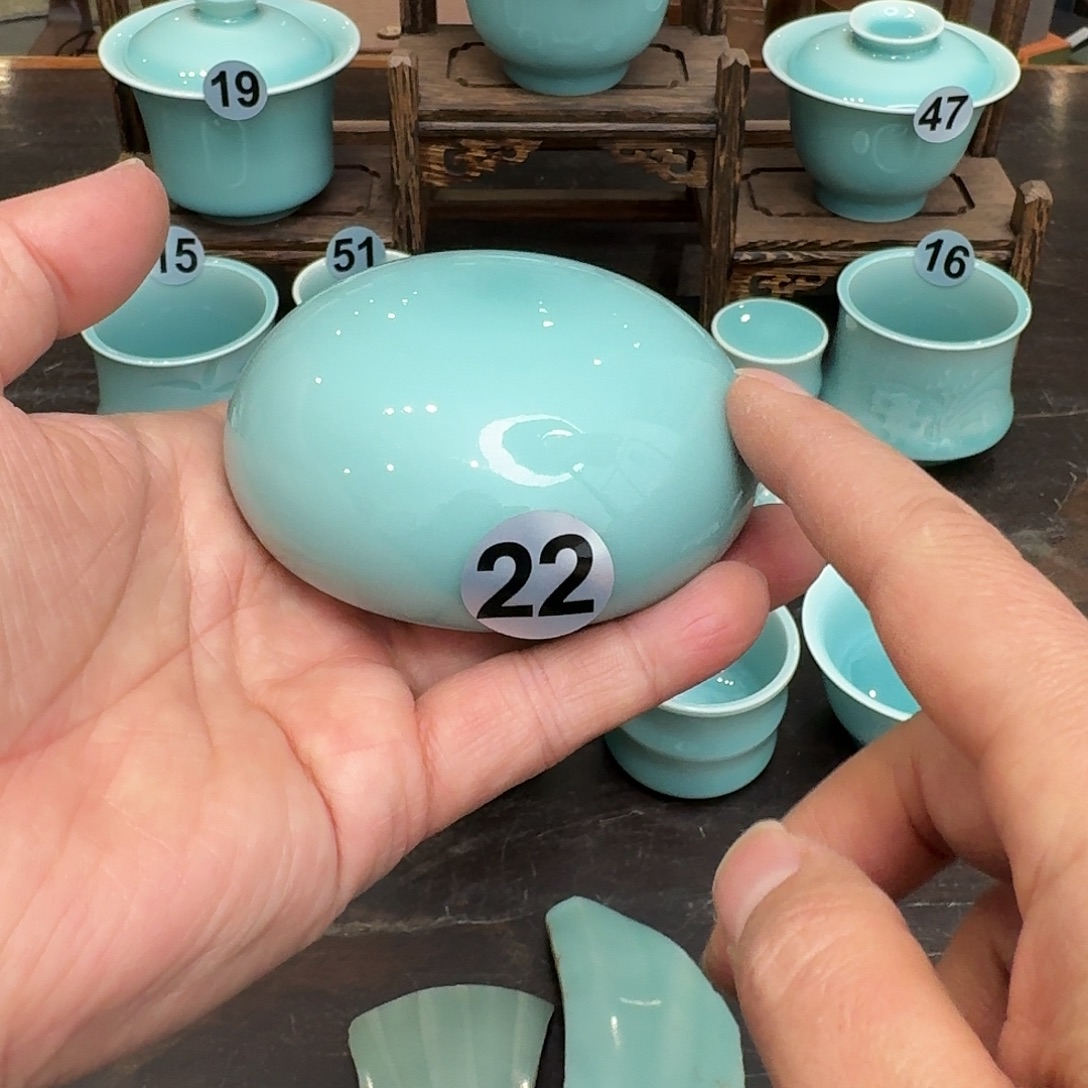 龙泉窑青瓷南宋老釉福利