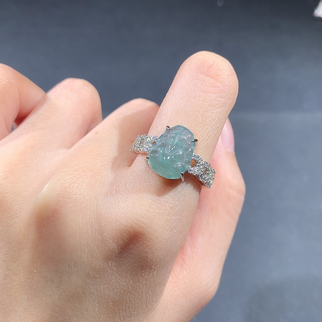 未镶嵌戒指翡翠翡翠