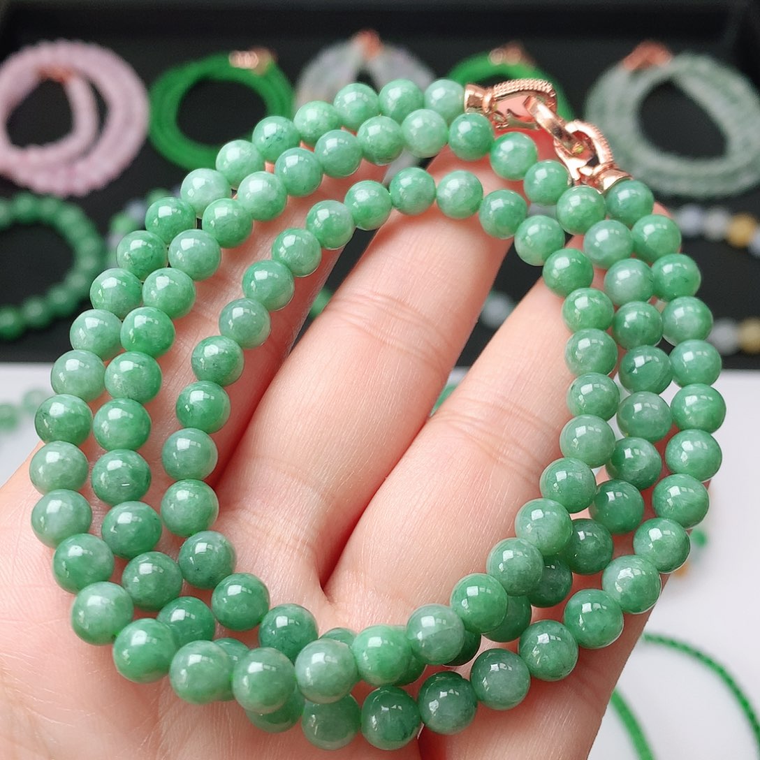 翡翠未镶嵌手链翡翠