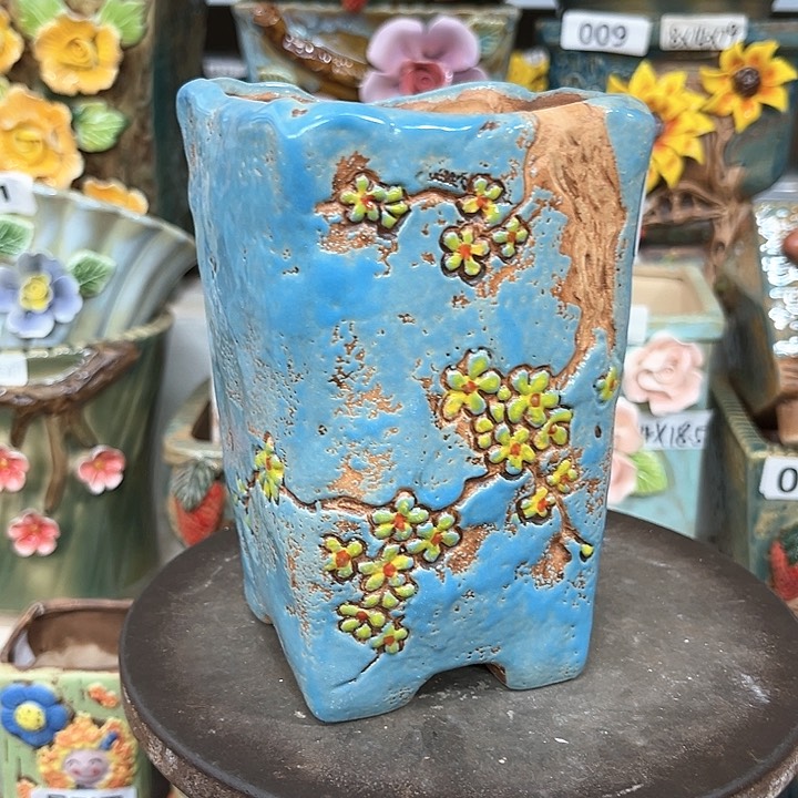 紫砂花盆粗陶材质多肉花盆