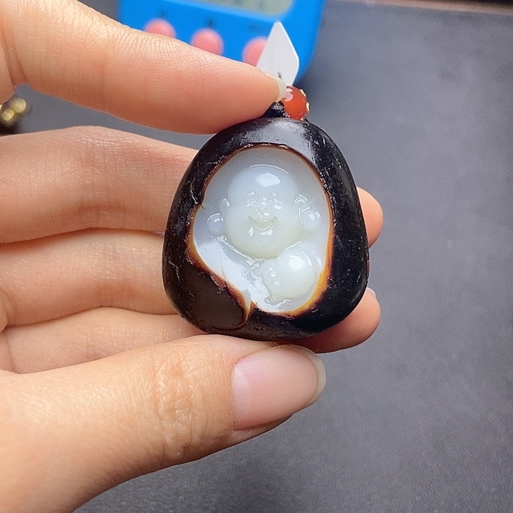 和田玉挂件未镶嵌N