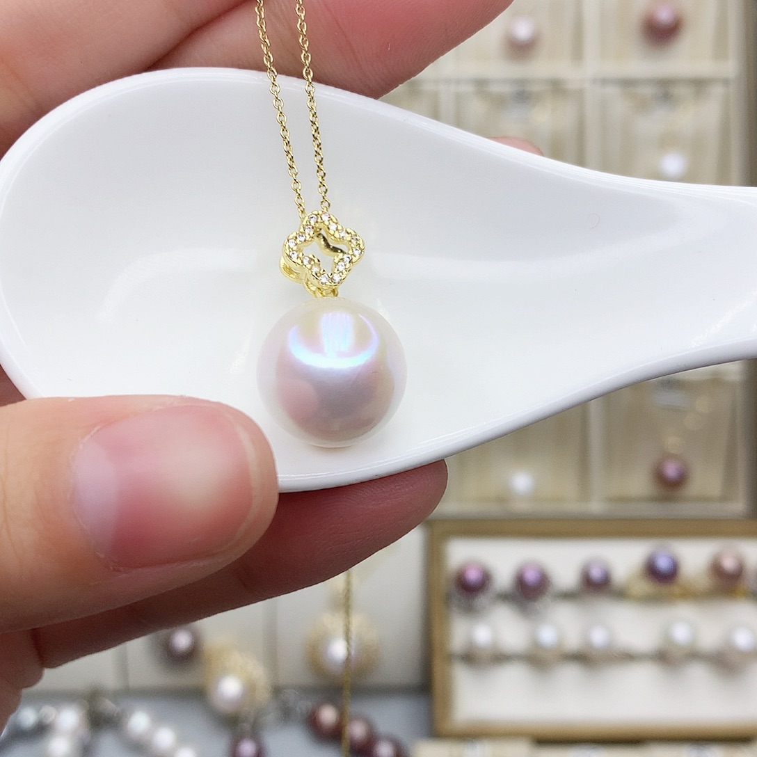 淡水珍珠颈饰合金