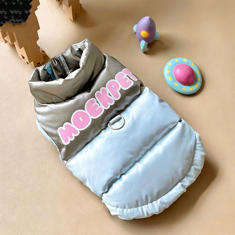 可牵引宠物棉服冬天狗狗衣服泰迪比熊小型犬博美约克夏猫咪秋冬装